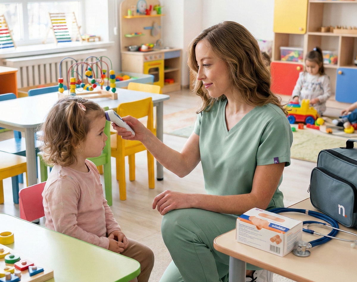 El impacto del uniforme en el paciente pediátrico: Colores y diseños que reducen la ansiedad infantil 🧸